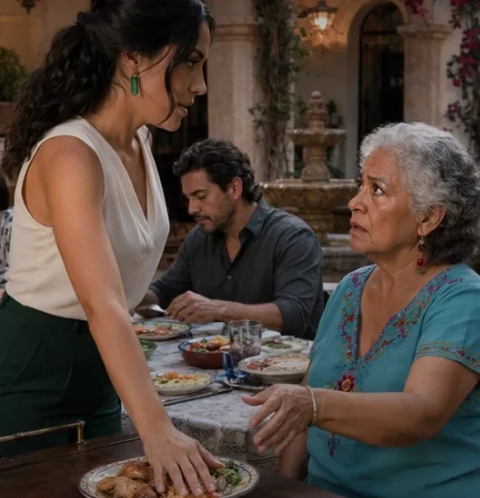 MI NUERA ME OBLIGÓ A COMER DESPUÉS DE TODOS Y MI HIJO SOLO NOTÓ CUANDO DEJÉ DE COCINAR
