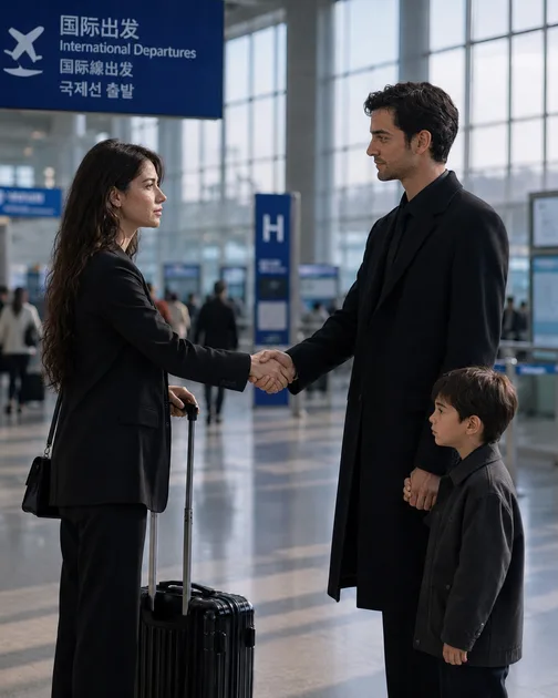 Cinco años después del divorcio, mi exesposo me vio en el aeropuerto y creyó que volvía derrotada… hasta que dije mi nuevo apellido