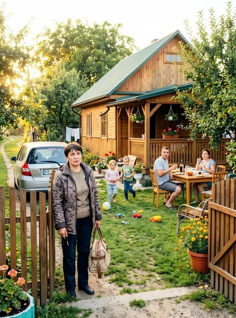 Llegué sin avisar a mi casa de campo y encontré una familia cenando allí; cuando exigí explicaciones, el hombre palideció