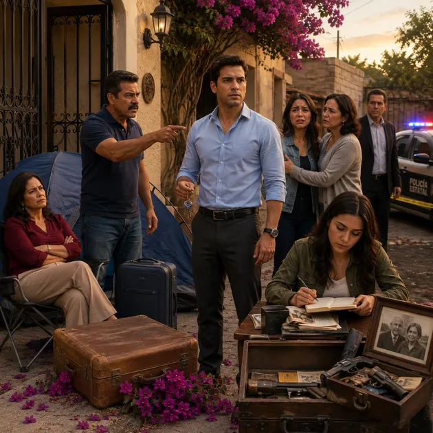 Mis padres acamparon frente a la casa que heredé para obligarme a entregársela. Cuando descubrí lo que habían enterrado en el jardín, entendí que nunca habían vuelto por la propiedad.