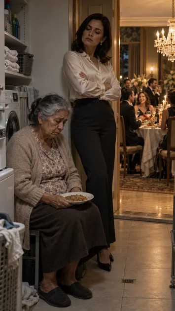 Volví de Alemania y encontré a mi madre comiendo junto a la lavadora mientras ellos cenaban mariscos