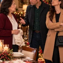 ME EXCLUYERON DE LA CENA DE NAVIDAD, PERO VINIERON A MI CASA SOLO POR LOS REGALOS